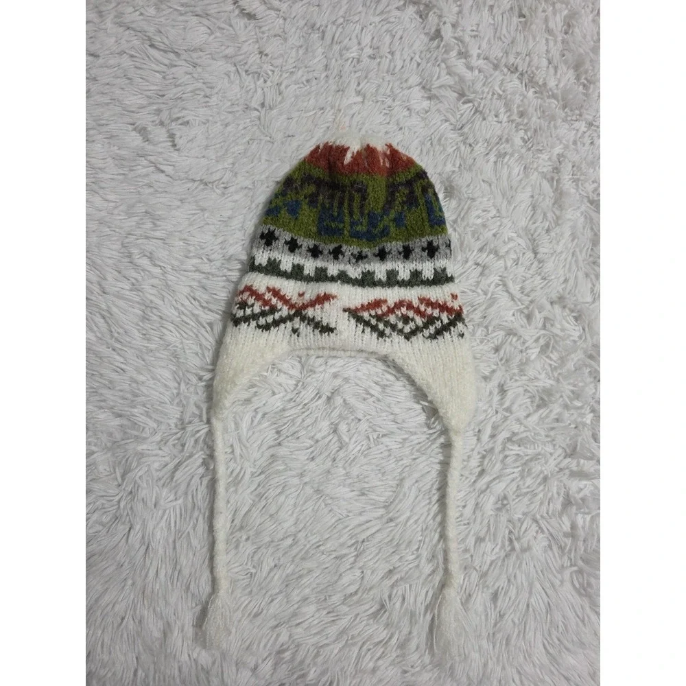 Unbranded‎ Wool Beanie Hat One Size Ear Cover Flap Braided Warm Winterwear